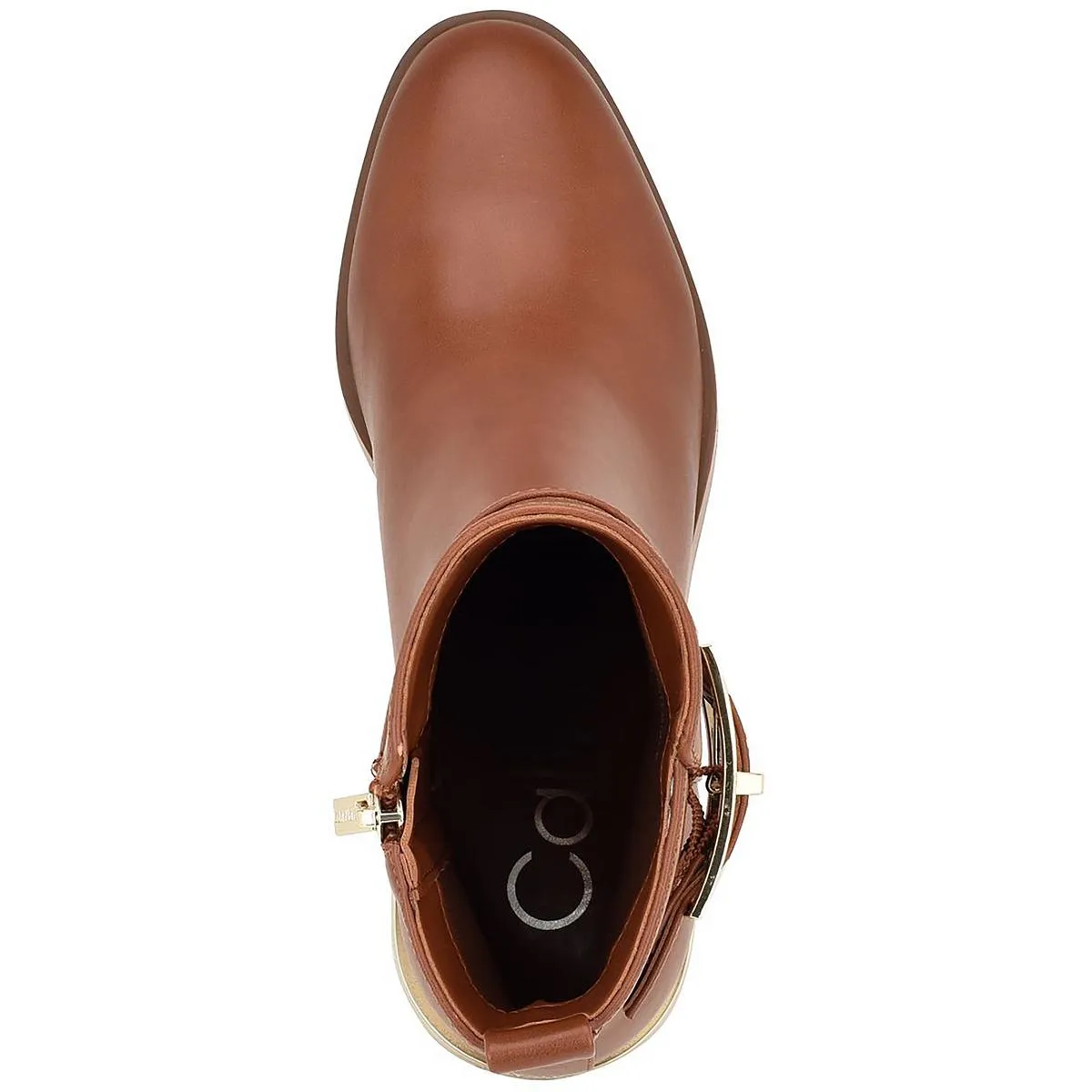 Dwayne Womens Leather Ankle Booties