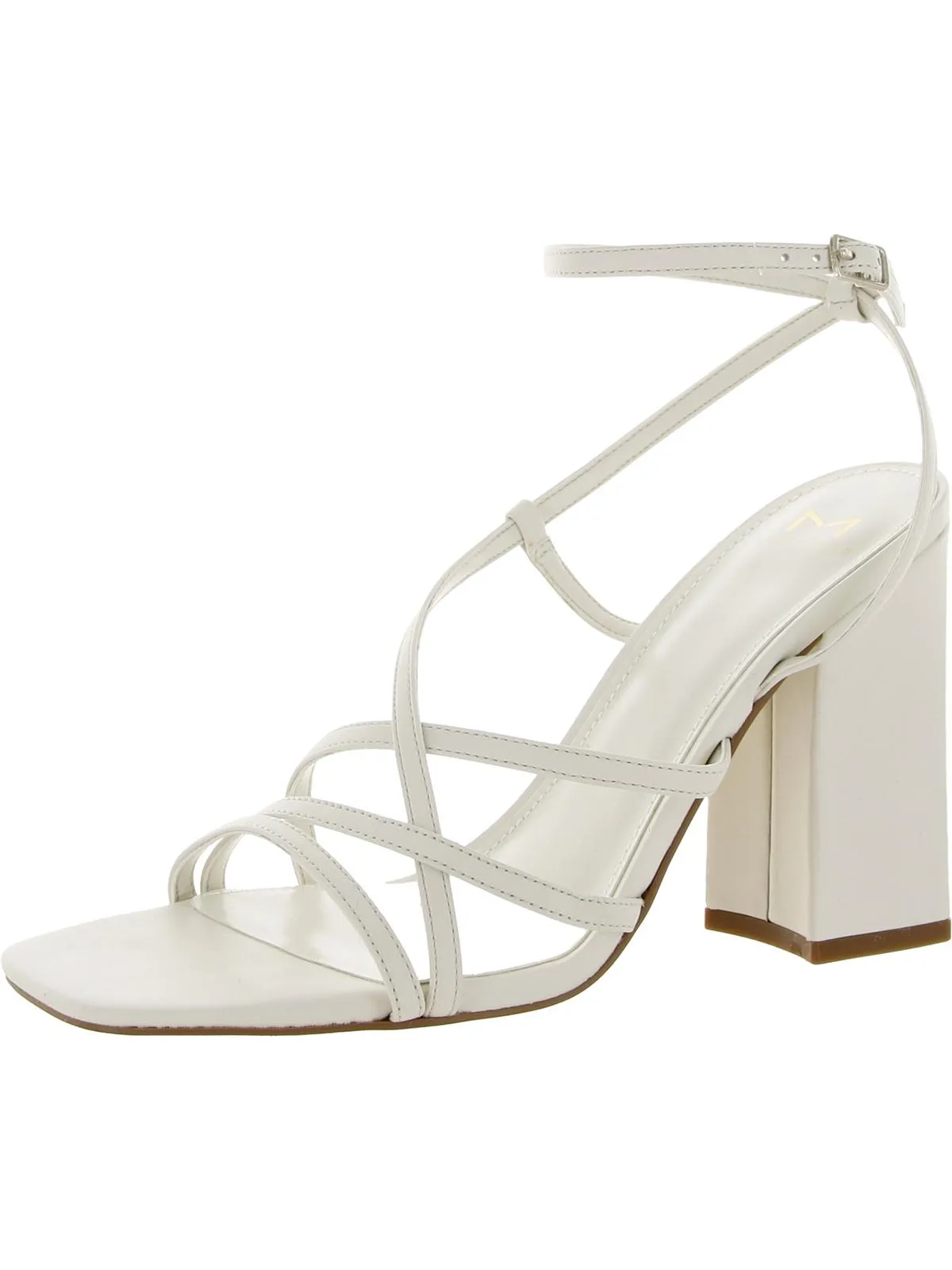 Edalyn Womens Strappy Metallic Ankle Strap