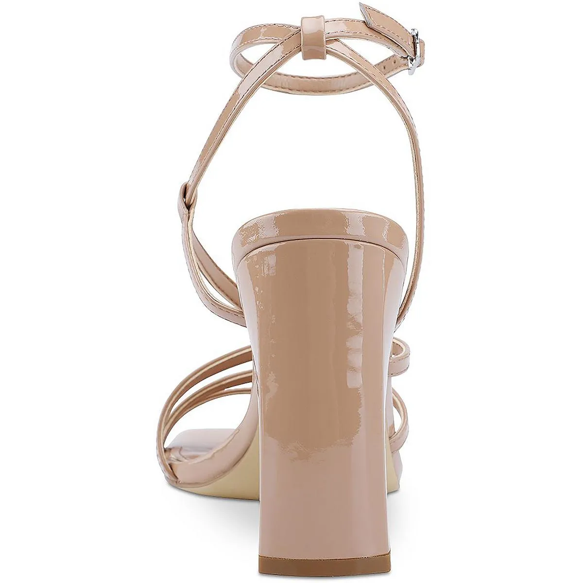 Edalyn Womens Strappy Metallic Ankle Strap
