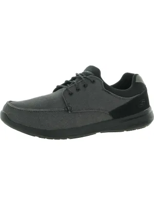 Elent-Mosen Mens Leather Lifestyle Slip-On Sneakers