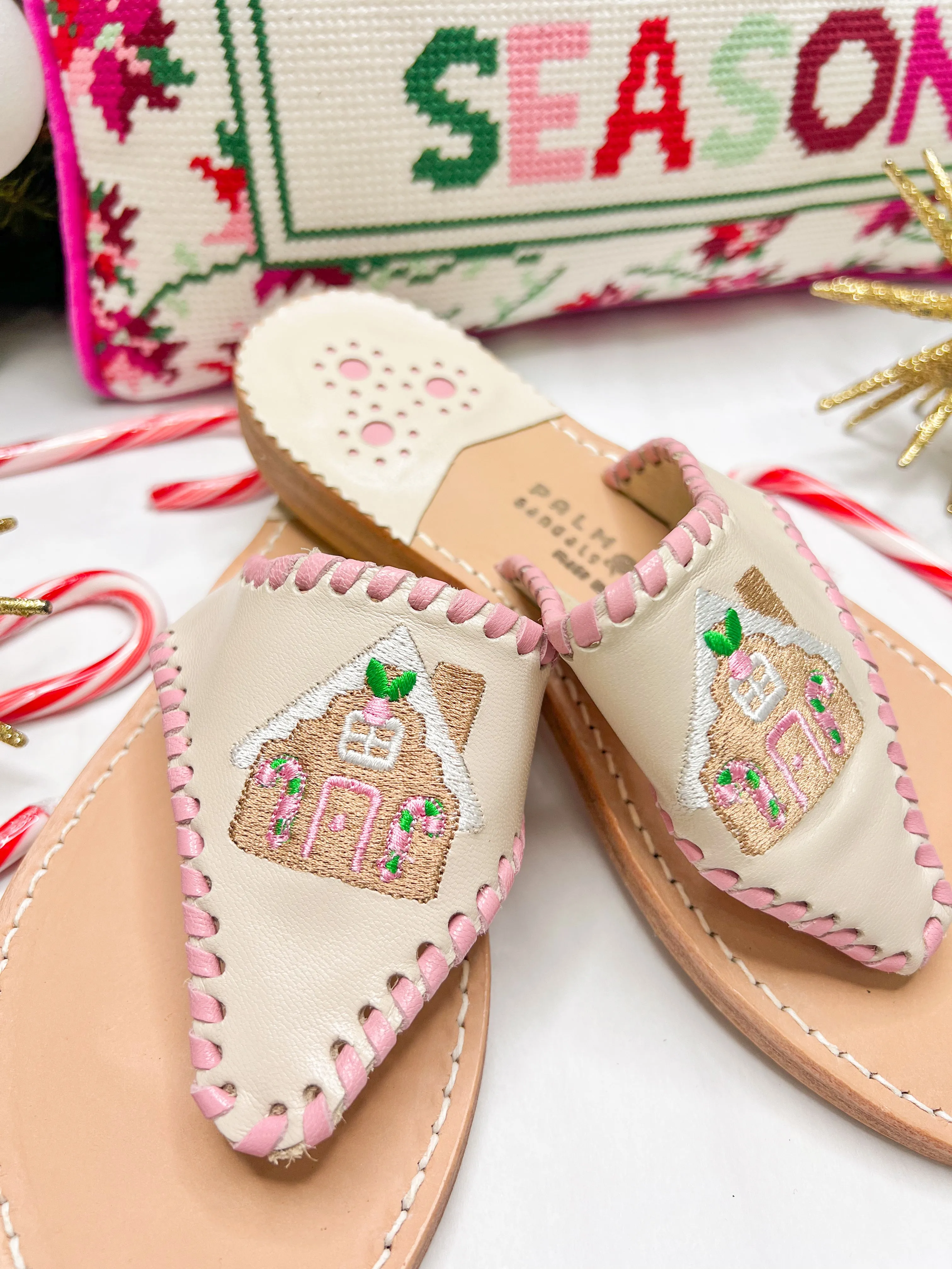 Embroidered Gingerbread House