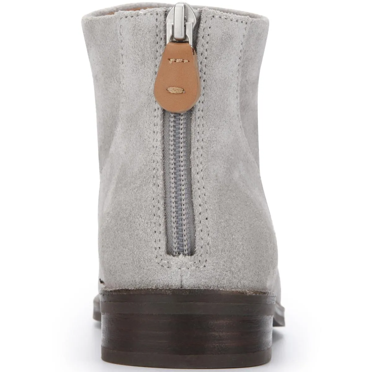 EMMAZIPBOOTIE Womens Leather Ankle Booties