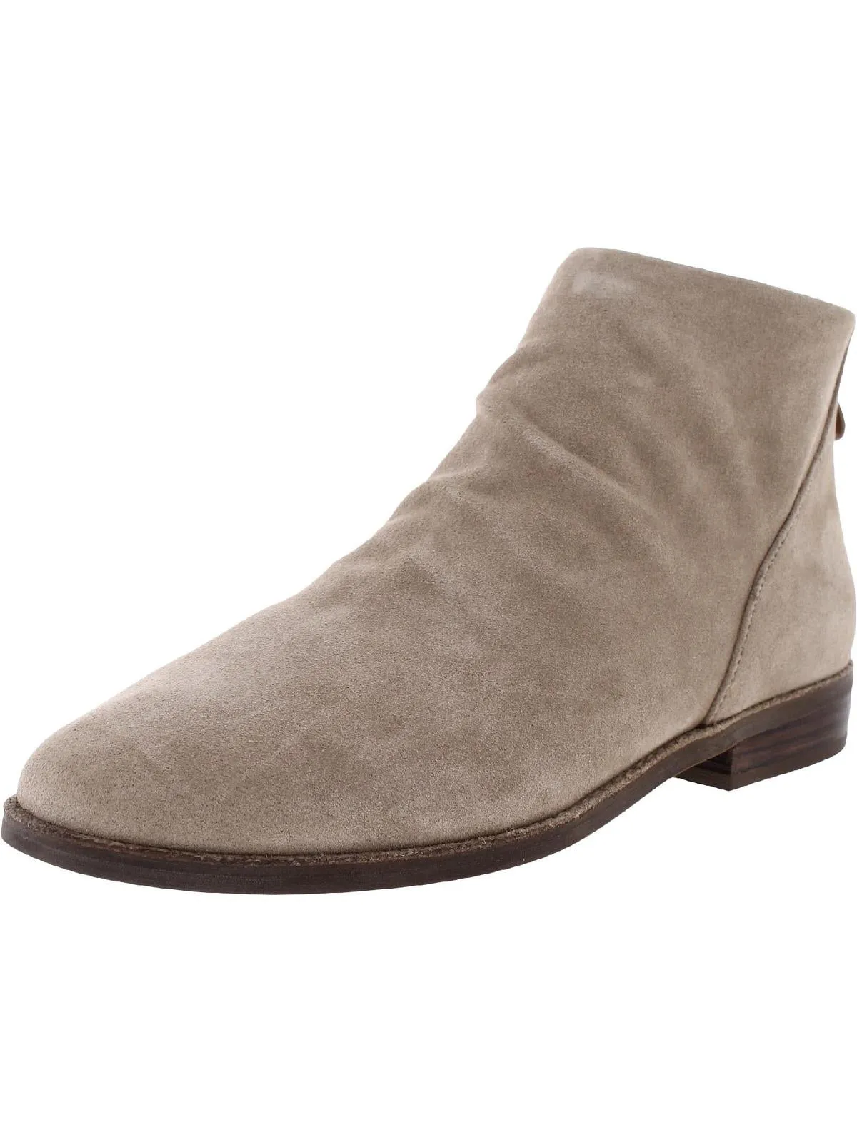 EMMAZIPBOOTIE Womens Leather Ankle Booties