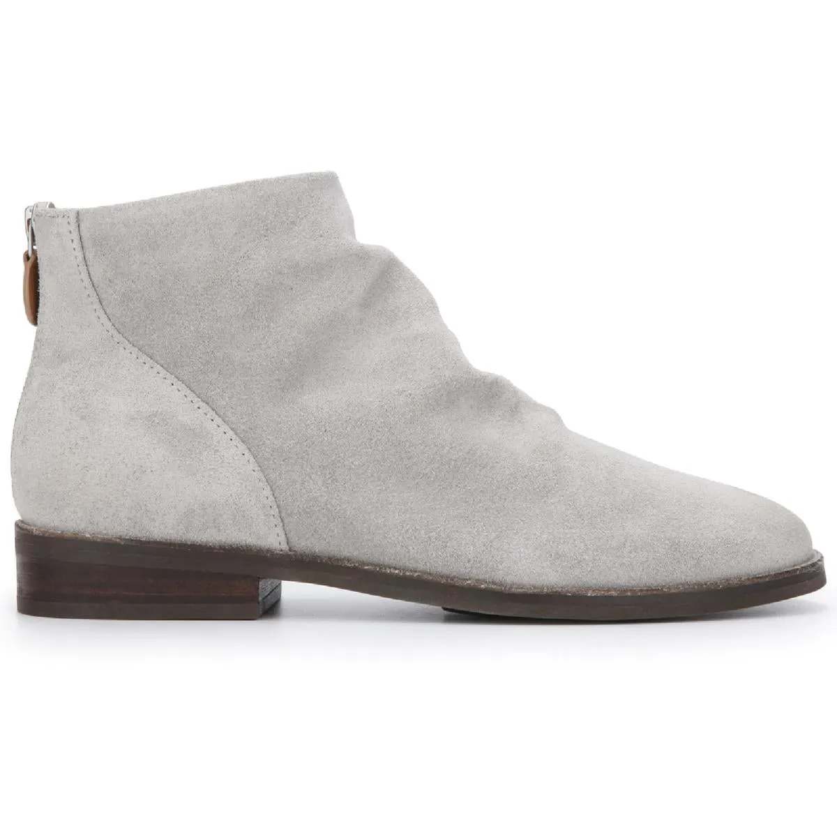 EMMAZIPBOOTIE Womens Leather Ankle Booties