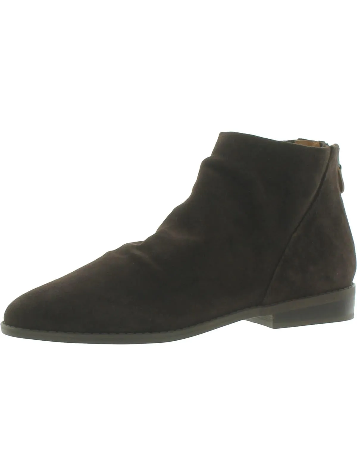 EMMAZIPBOOTIE Womens Leather Ankle Booties