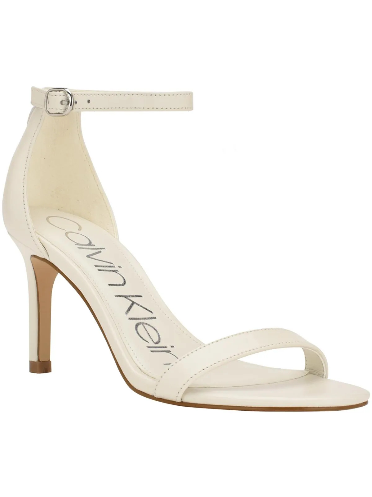 Fairy Womens Leather Ankle Strap Heels