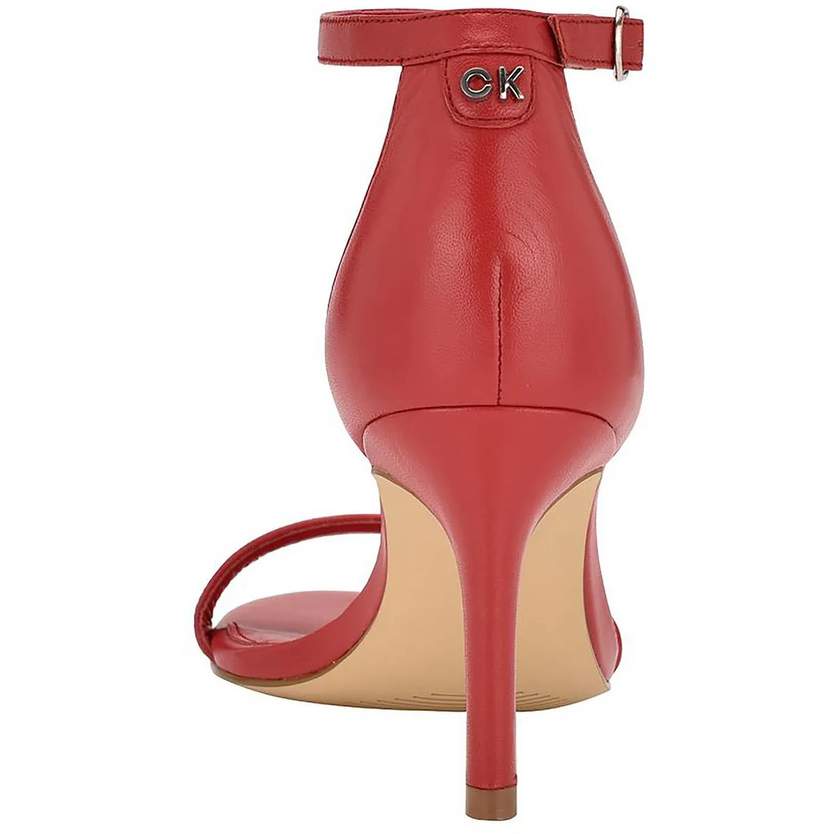 Fairy Womens Leather Ankle Strap Heels