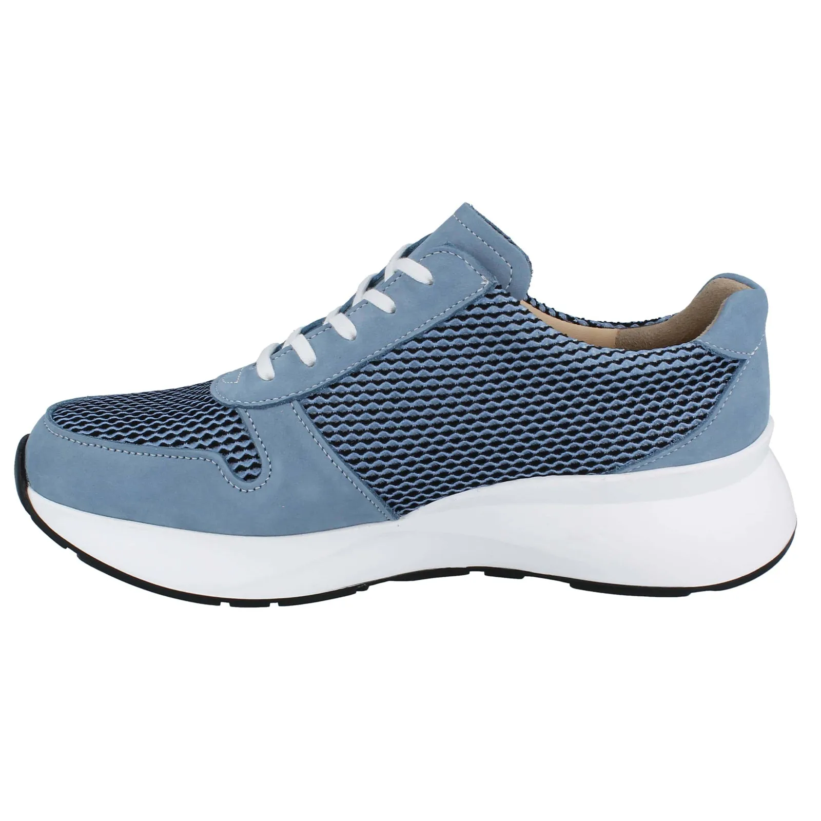Finn Comfort Leganes Nubuck Textile Women's Lace Up Shoes
