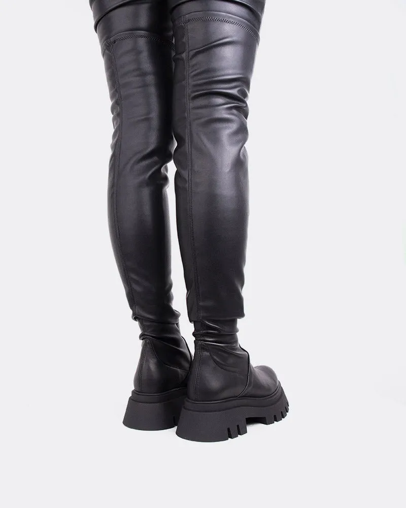 Flames Black Stretch