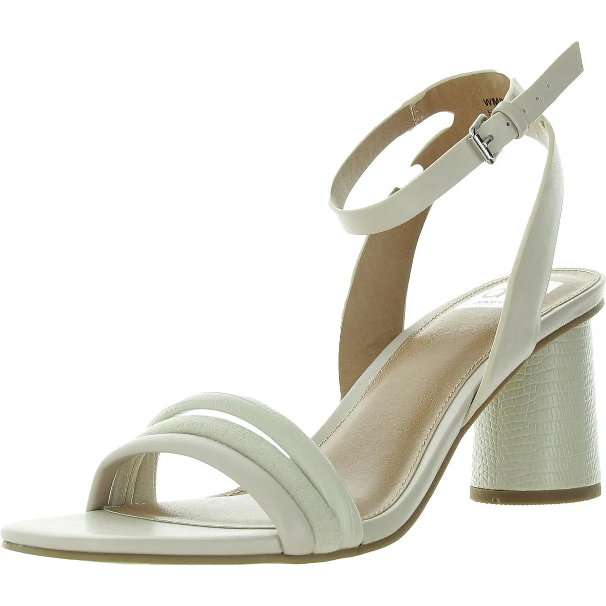 FLECK Womens Comfort Insole Manmade Ankle Strap
