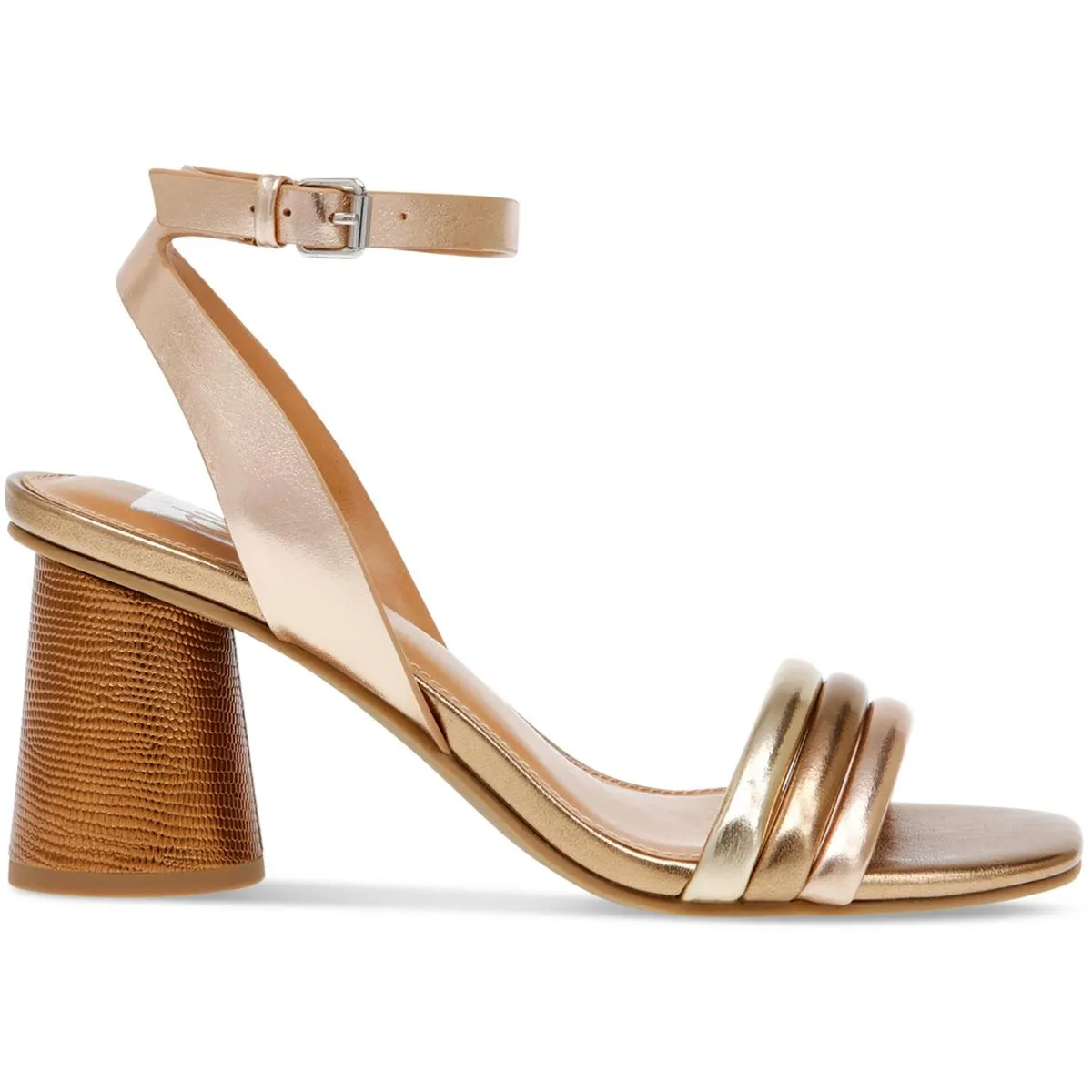 FLECK Womens Comfort Insole Manmade Ankle Strap