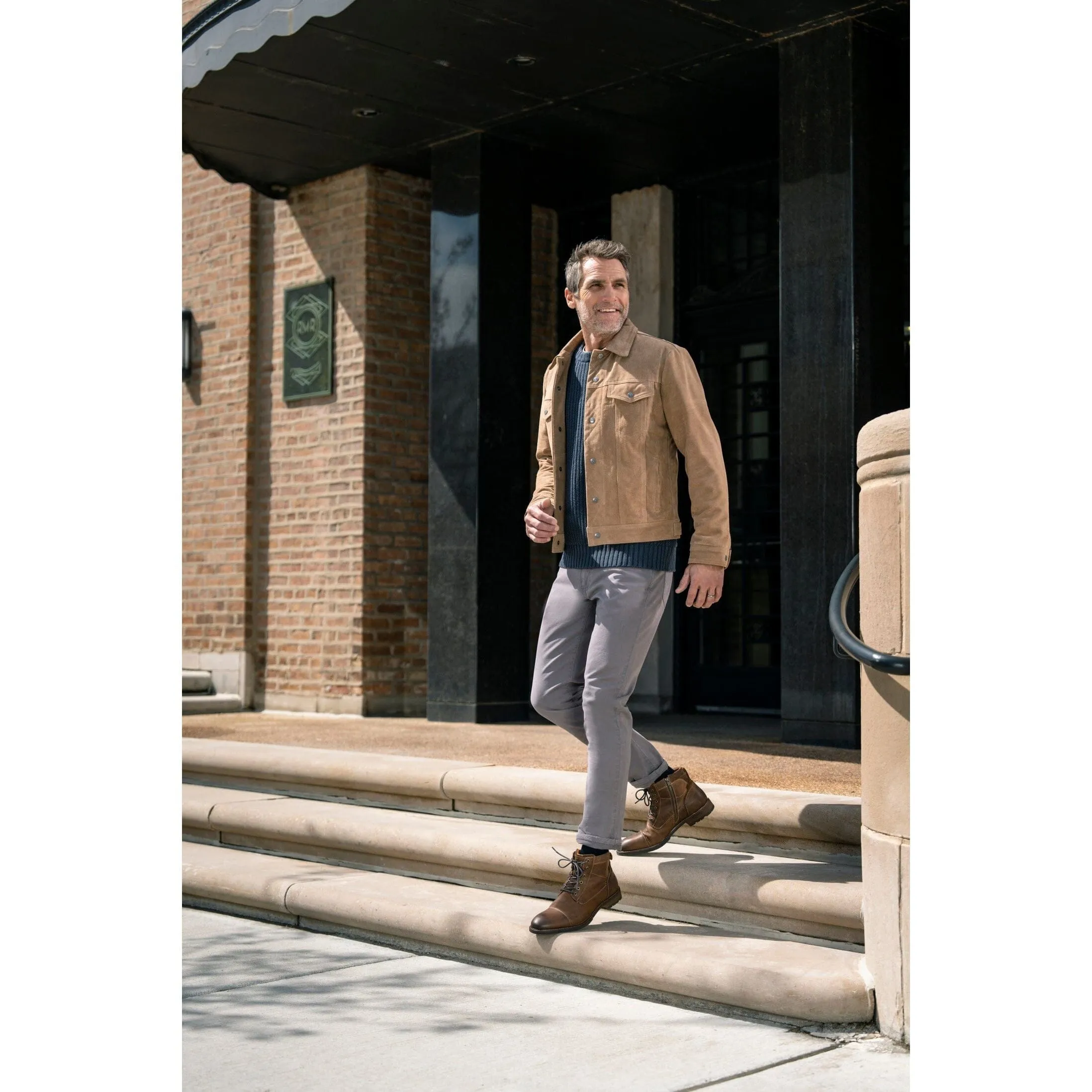 FLORSHEIM LODGE CAP TOE LACE BOOT