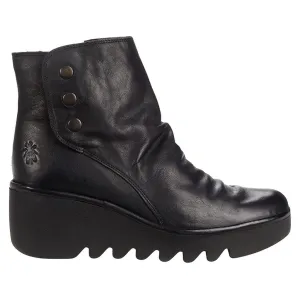 Fly London Brom344Fly Leather Women's Zip Up Ankle Boots