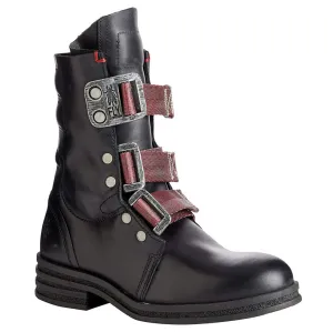 Fly London Kiff682Fly Rug Leather Women's Buckle Ankle Boots