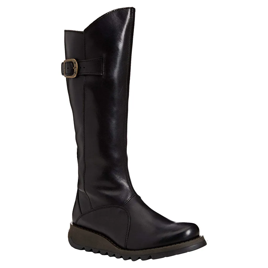 Fly London Mol 2 Leather Women's Zip Up Knee High Boots