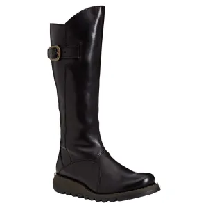 Fly London Mol 2 Leather Women's Zip Up Knee High Boots