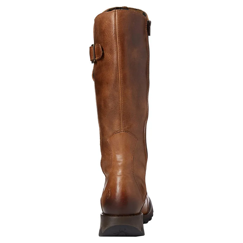 Fly London Mol 2 Leather Women's Zip Up Knee High Boots