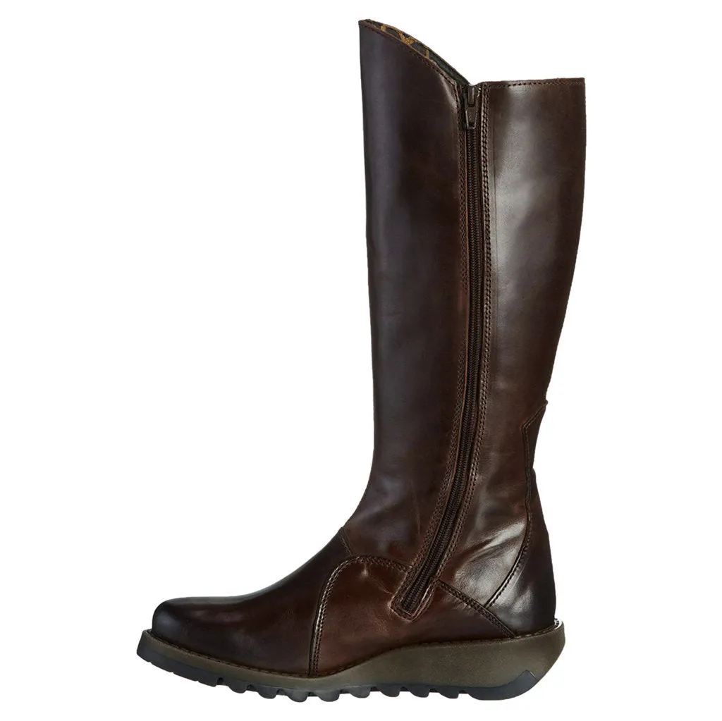 Fly London Mol 2 Leather Women's Zip Up Knee High Boots