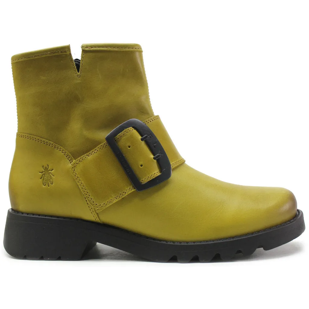 Fly London Rily991Fly Leather Women's Buckle Strap Ankle Boots