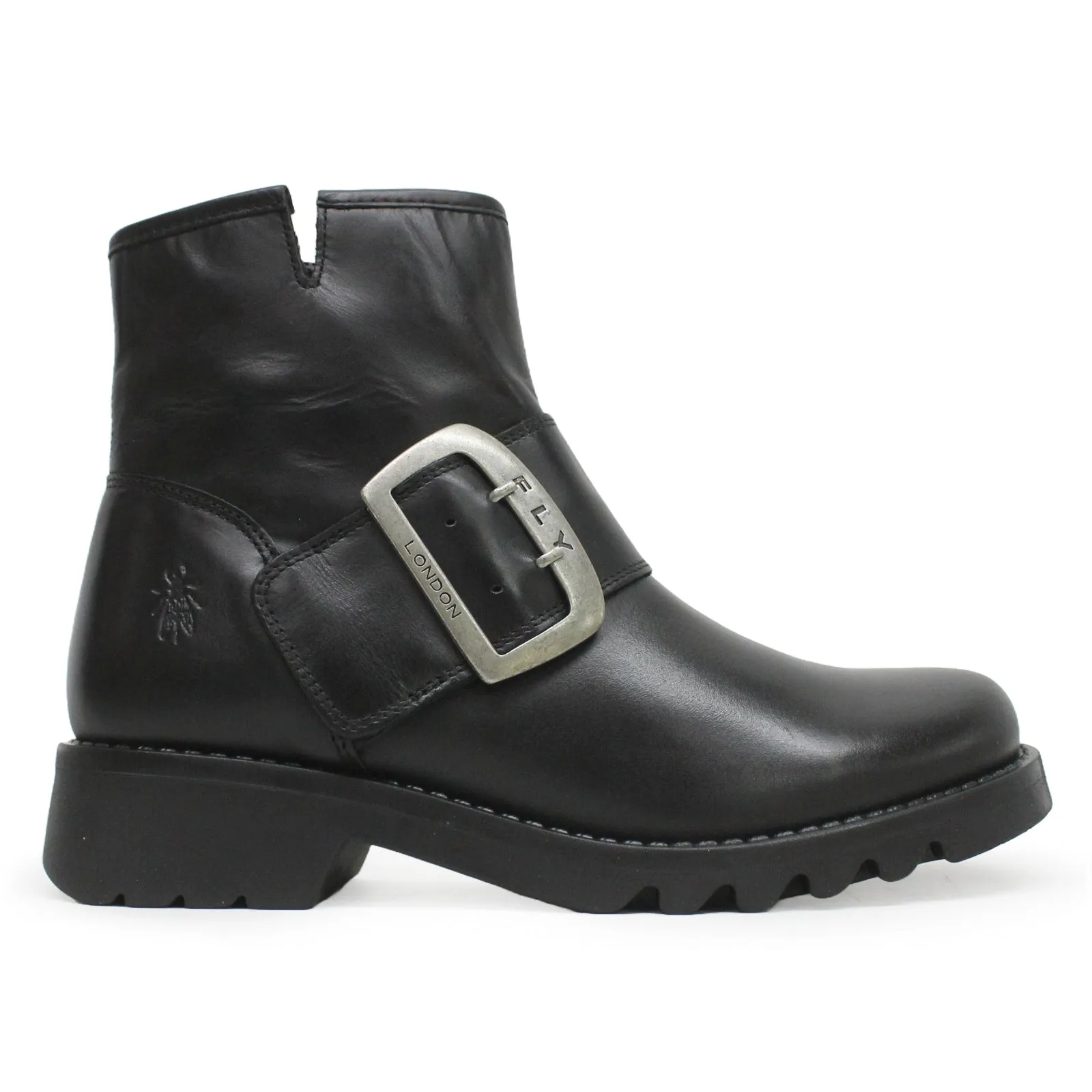 Fly London Rily991Fly Leather Women's Buckle Strap Ankle Boots