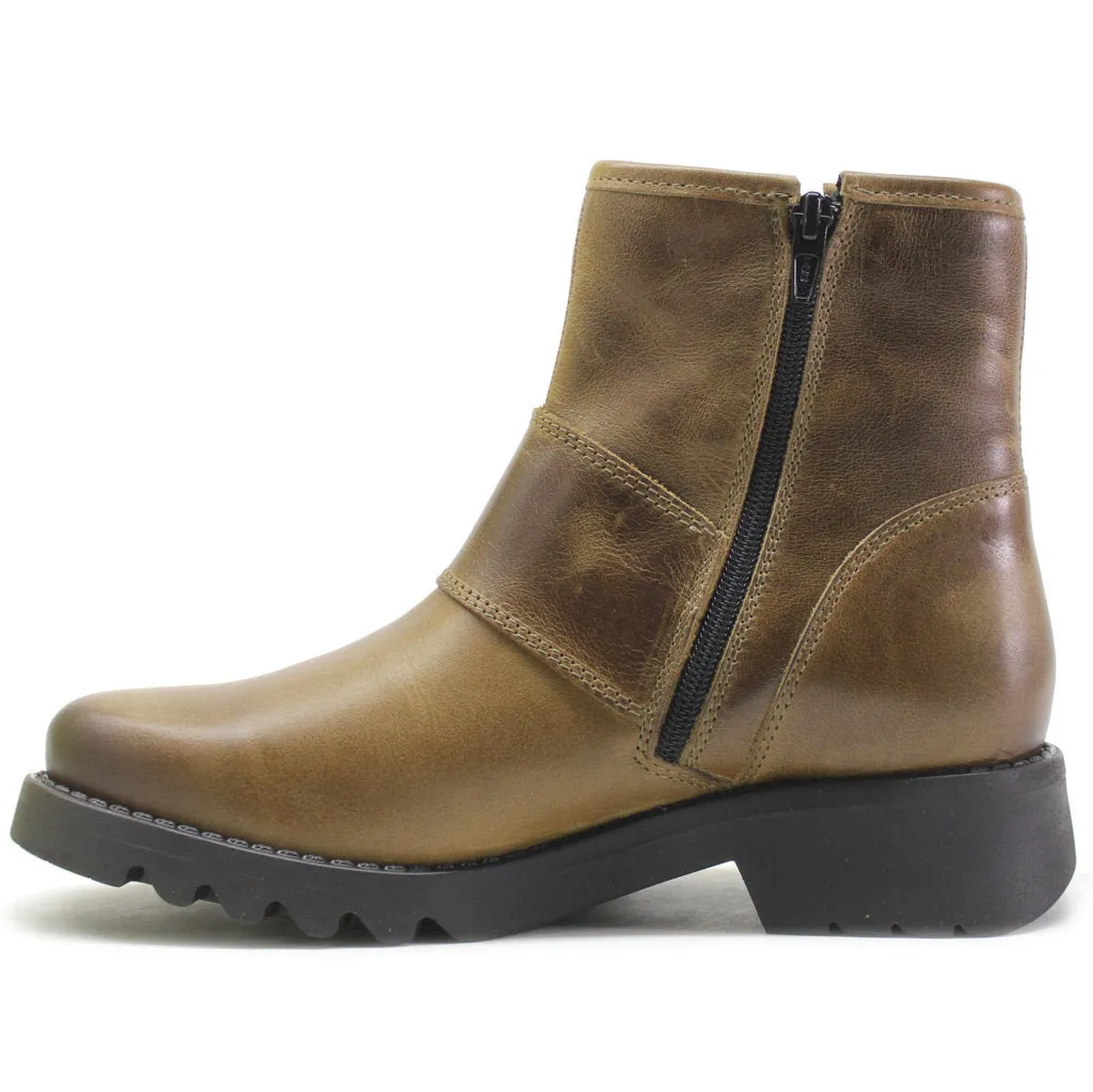 Fly London Rily991Fly Leather Women's Buckle Strap Ankle Boots