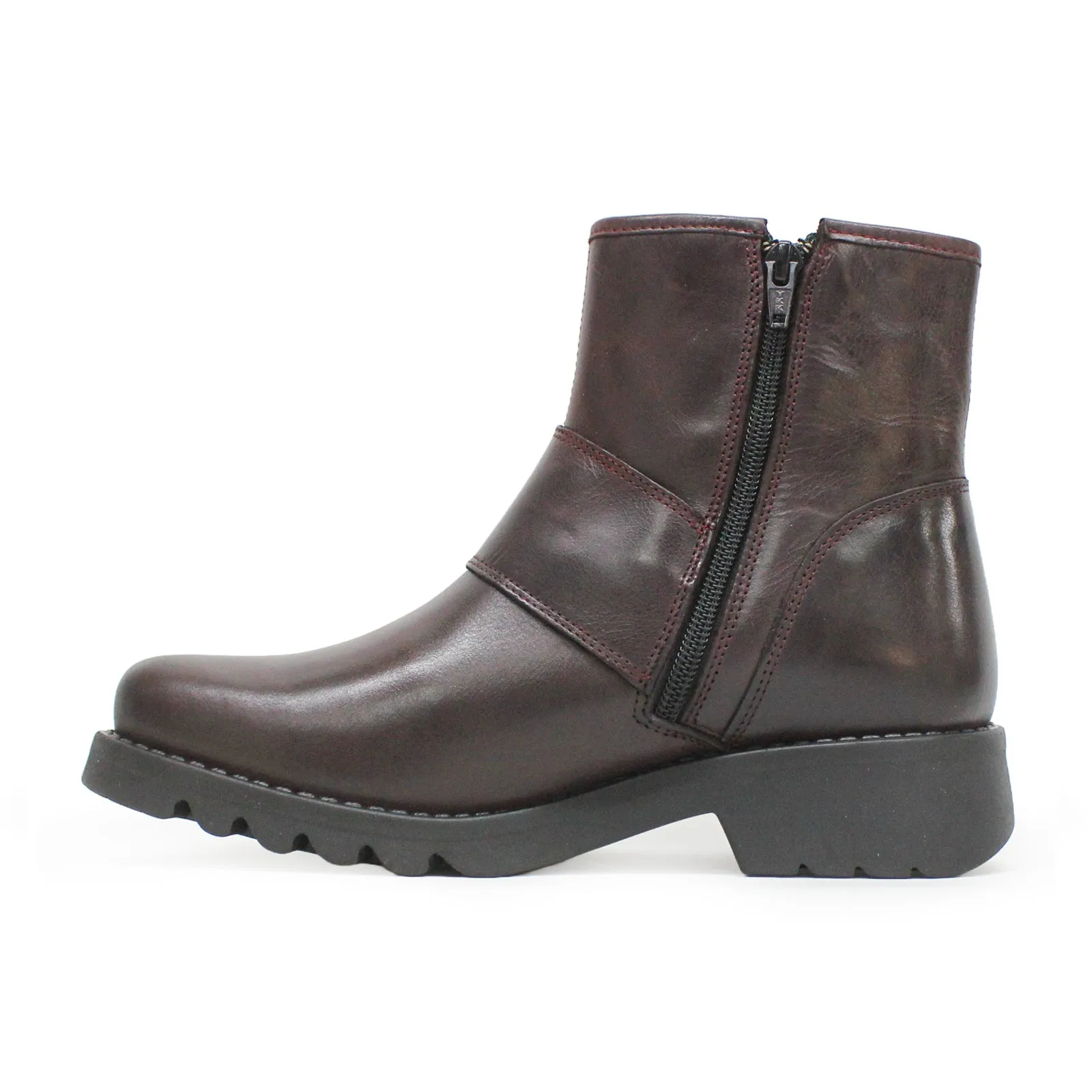 Fly London Rily991Fly Leather Women's Buckle Strap Ankle Boots