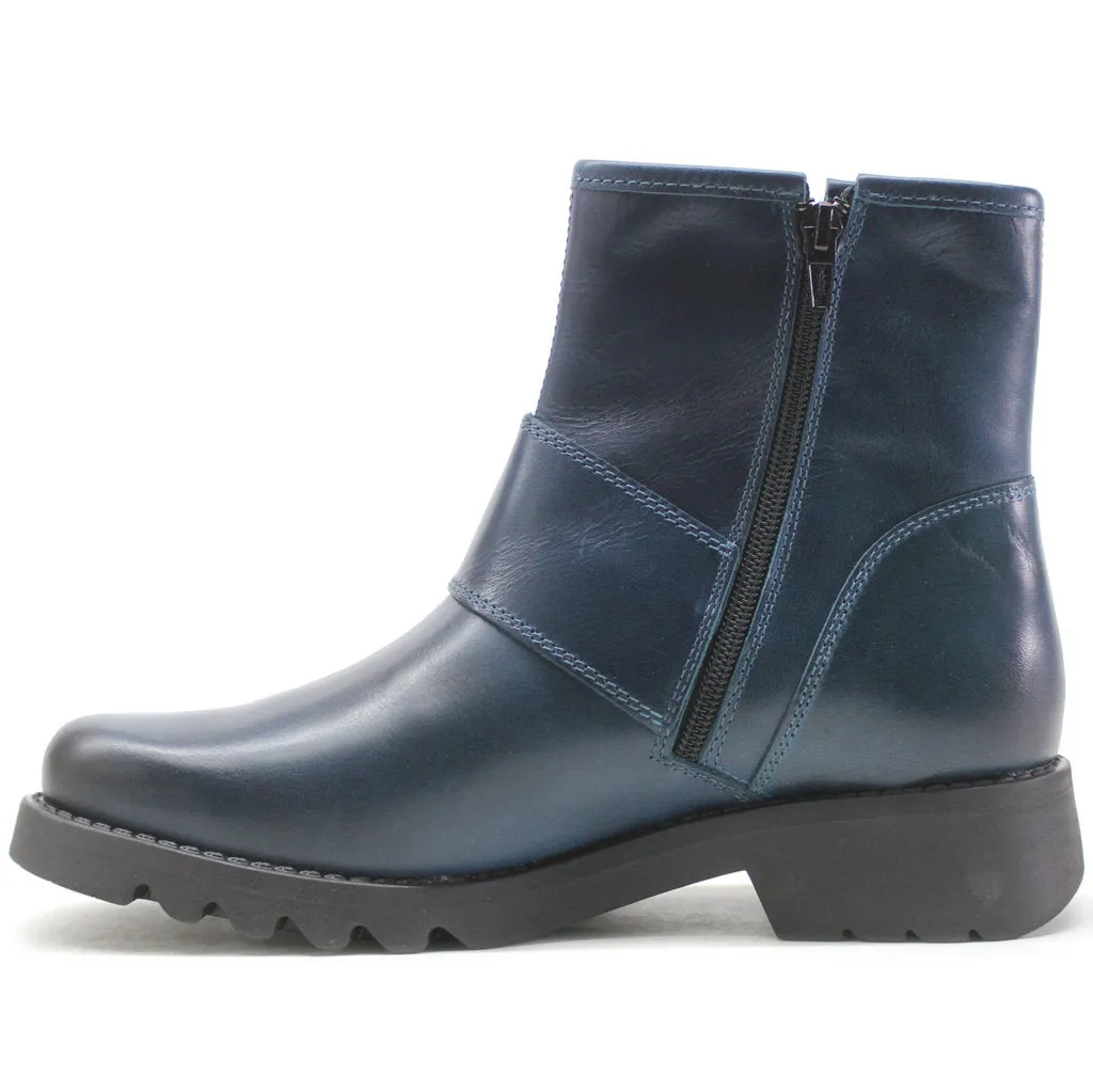 Fly London Rily991Fly Leather Women's Buckle Strap Ankle Boots