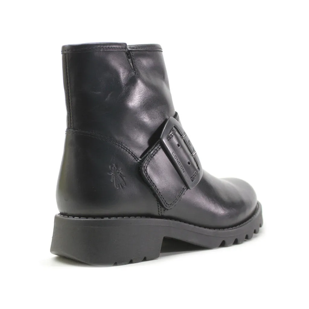 Fly London Rily991Fly Leather Women's Buckle Strap Ankle Boots