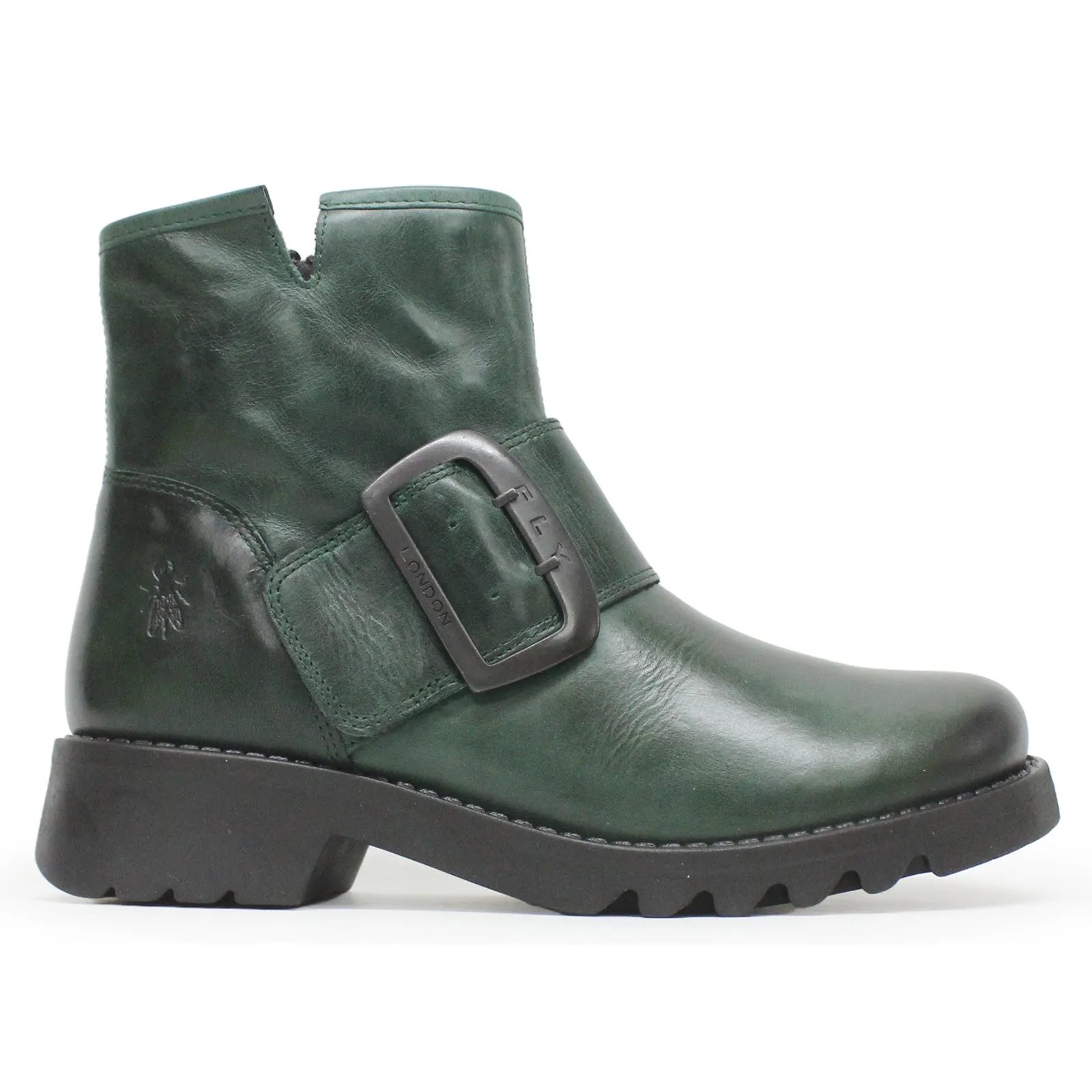 Fly London Rily991Fly Leather Women's Buckle Strap Ankle Boots