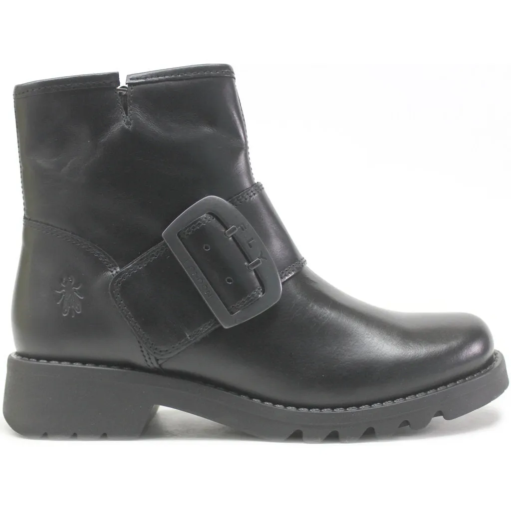 Fly London Rily991Fly Leather Women's Buckle Strap Ankle Boots