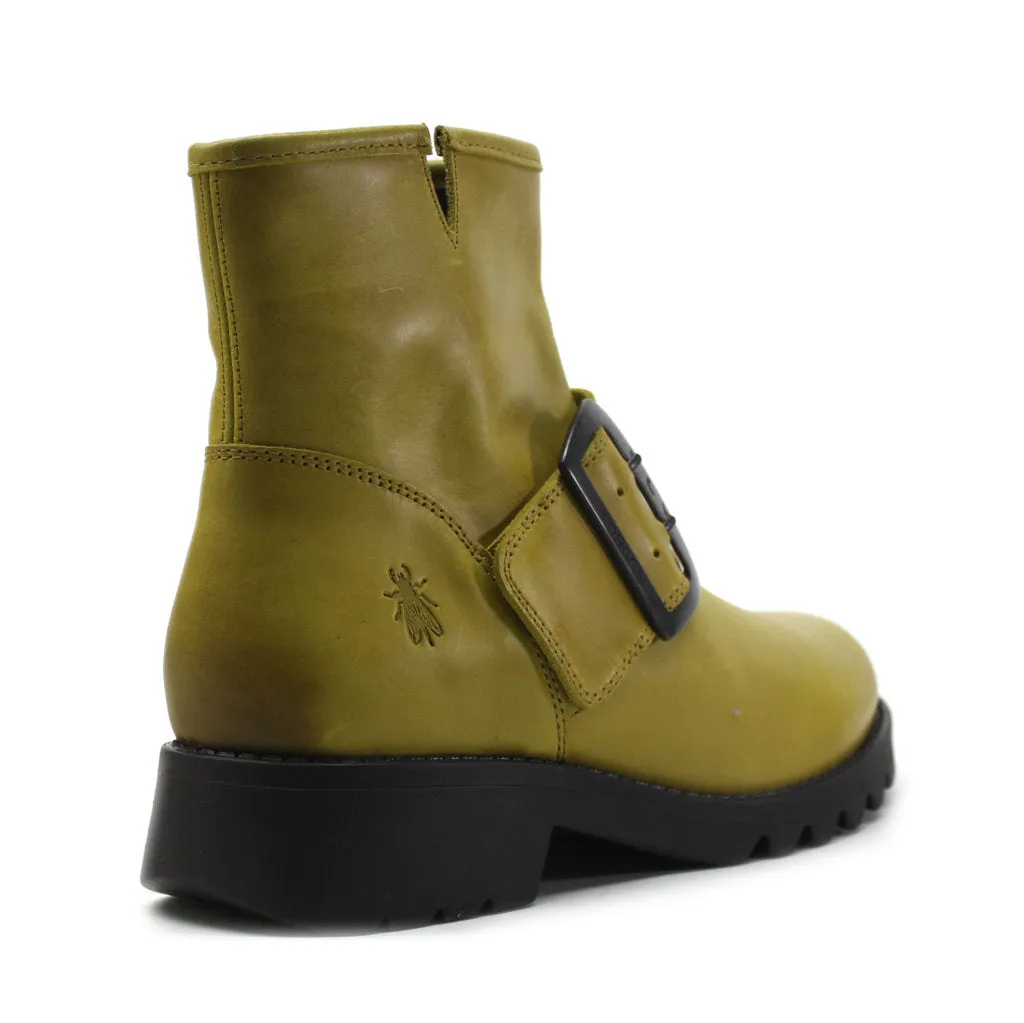 Fly London Rily991Fly Leather Women's Buckle Strap Ankle Boots
