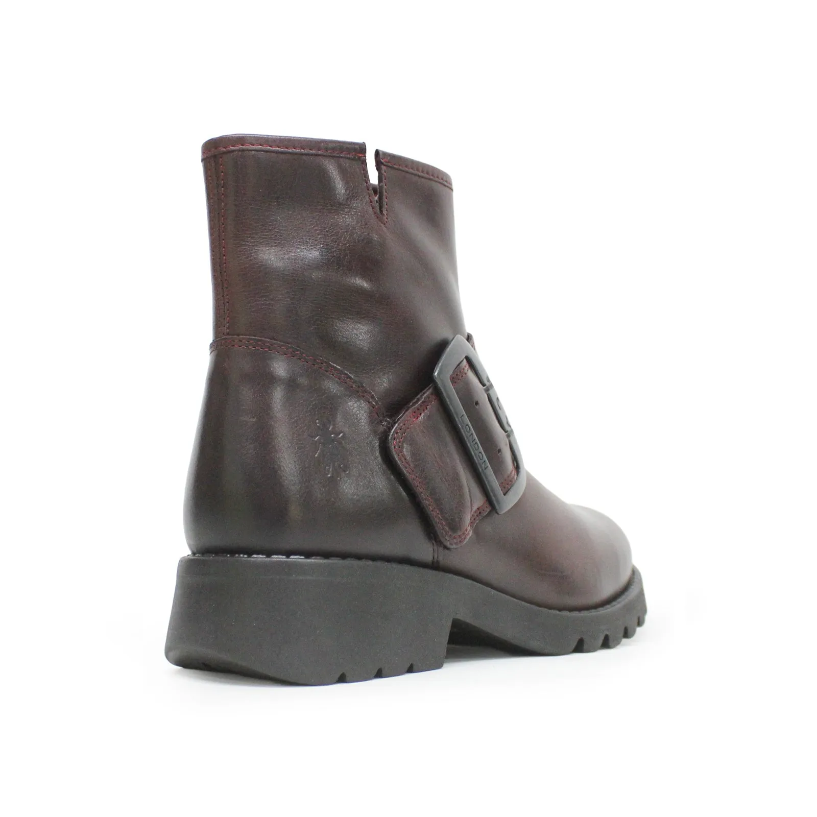 Fly London Rily991Fly Leather Women's Buckle Strap Ankle Boots