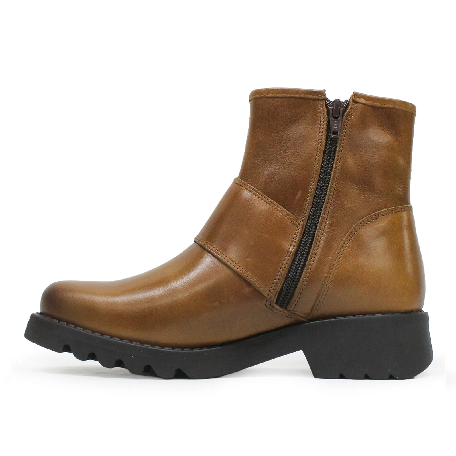 Fly London Rily991Fly Leather Women's Buckle Strap Ankle Boots