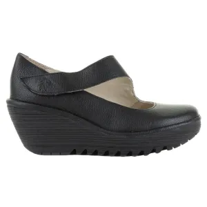 Fly London Yasi682Fly Leather Women's Wedge Heel Shoes
