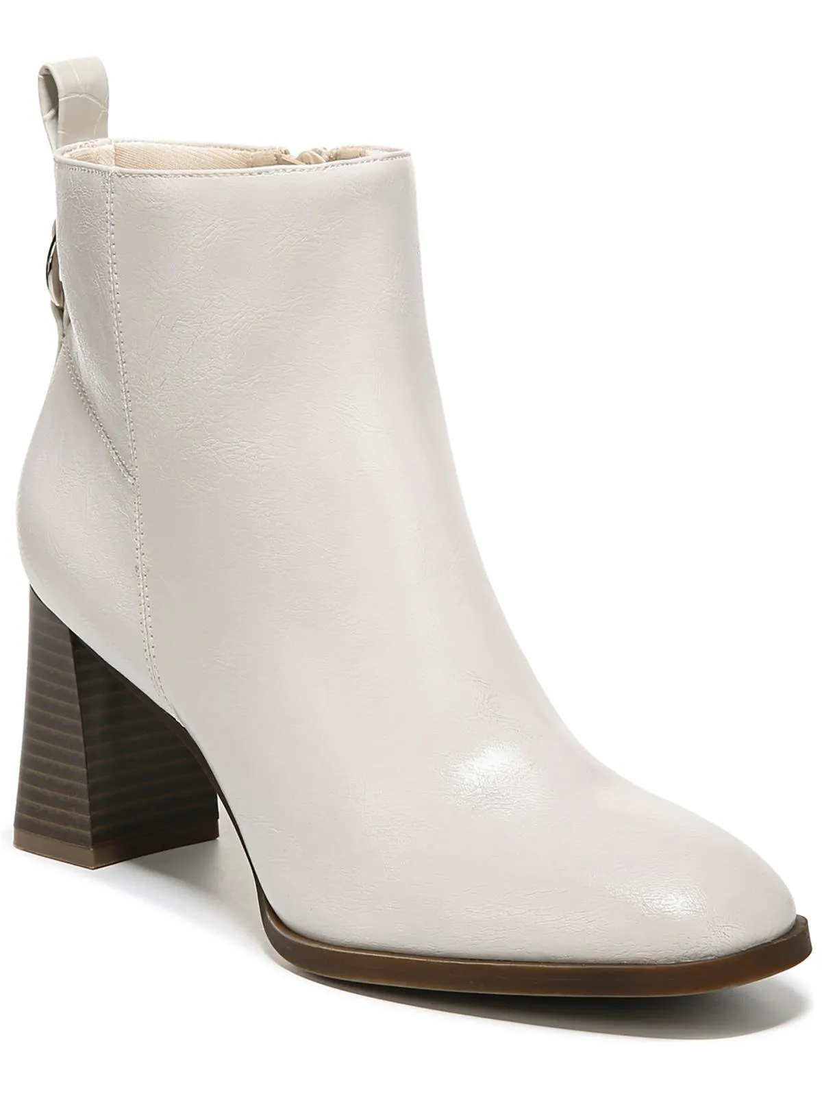 Foxy Womens Faux Suede Almond Toe Ankle Boots