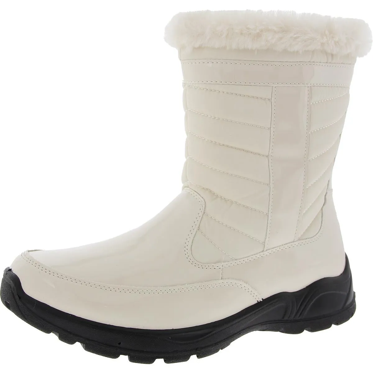 FRAZER Womens Faux Suede Zipper Winter & Snow Boots