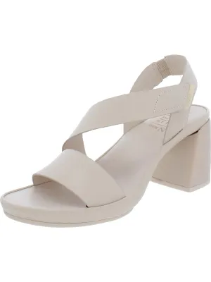 Genn-Skip Womens Leather Ankle Strap Heels