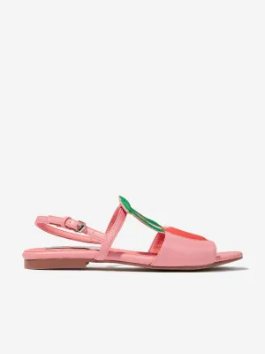 Girls Cherry Sandals in Pink