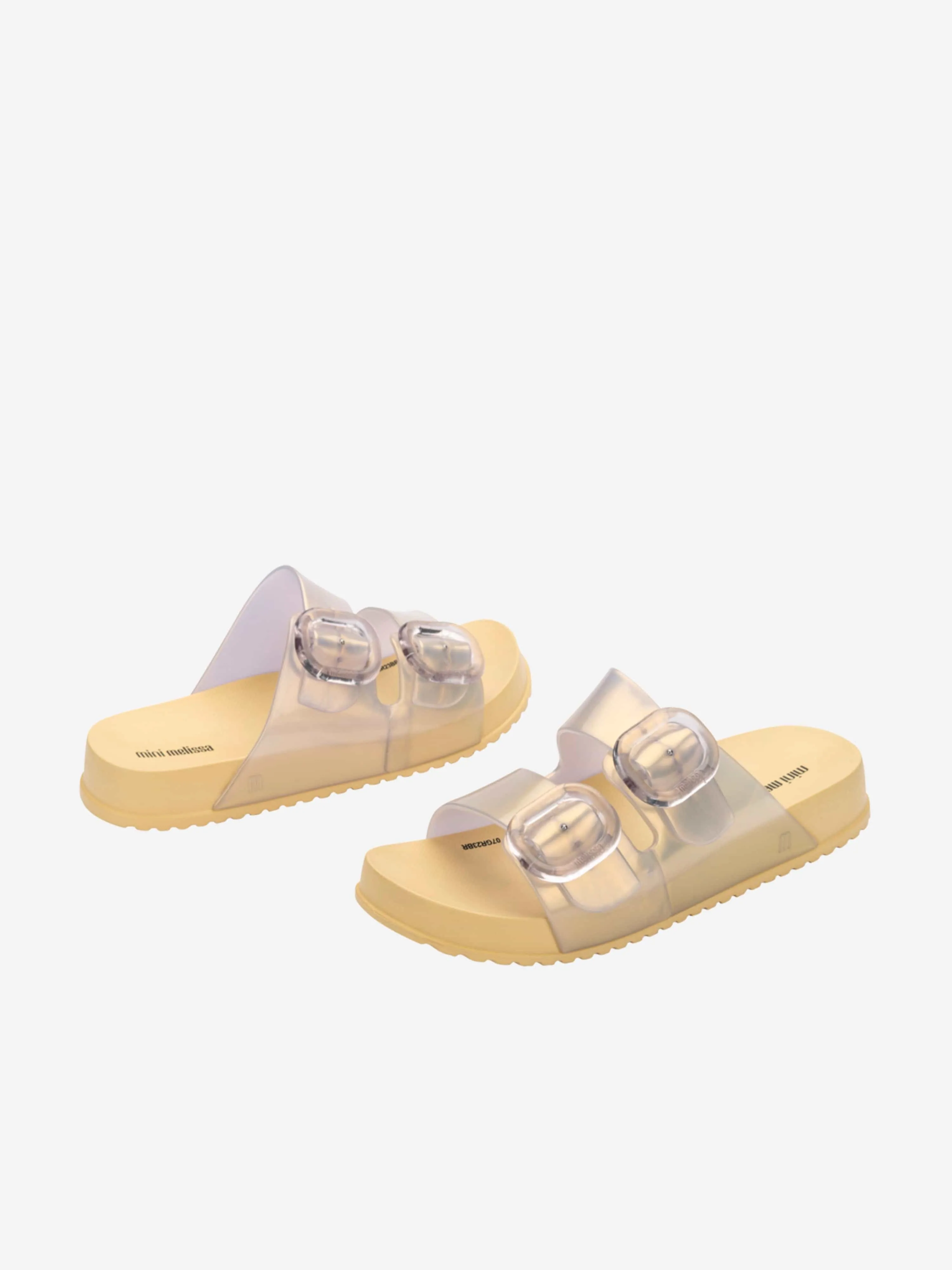 Girls Cozy Slide Sandals in Gold