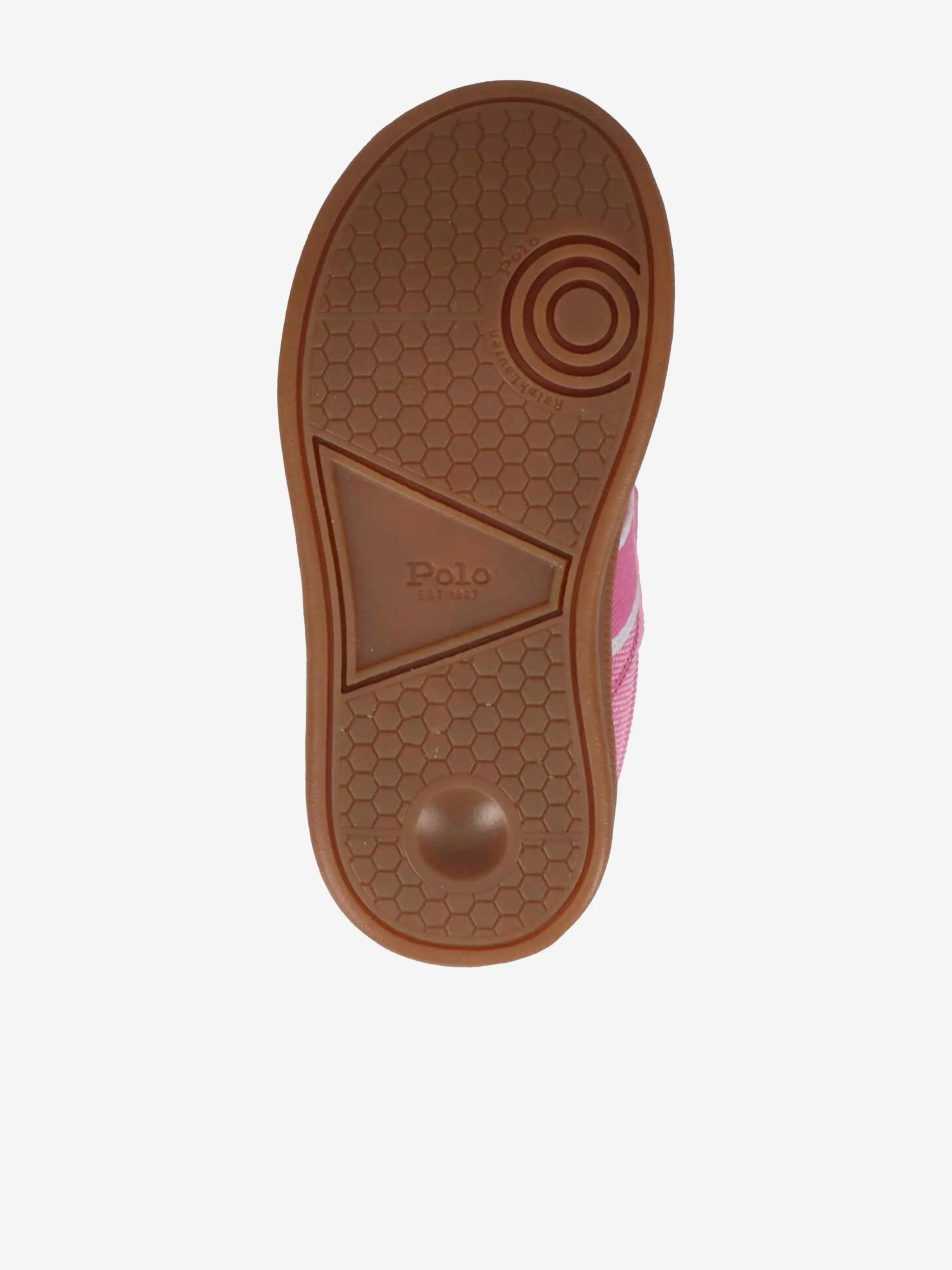 Girls Heritage Court III T-Toe EZ Trainers in Pink