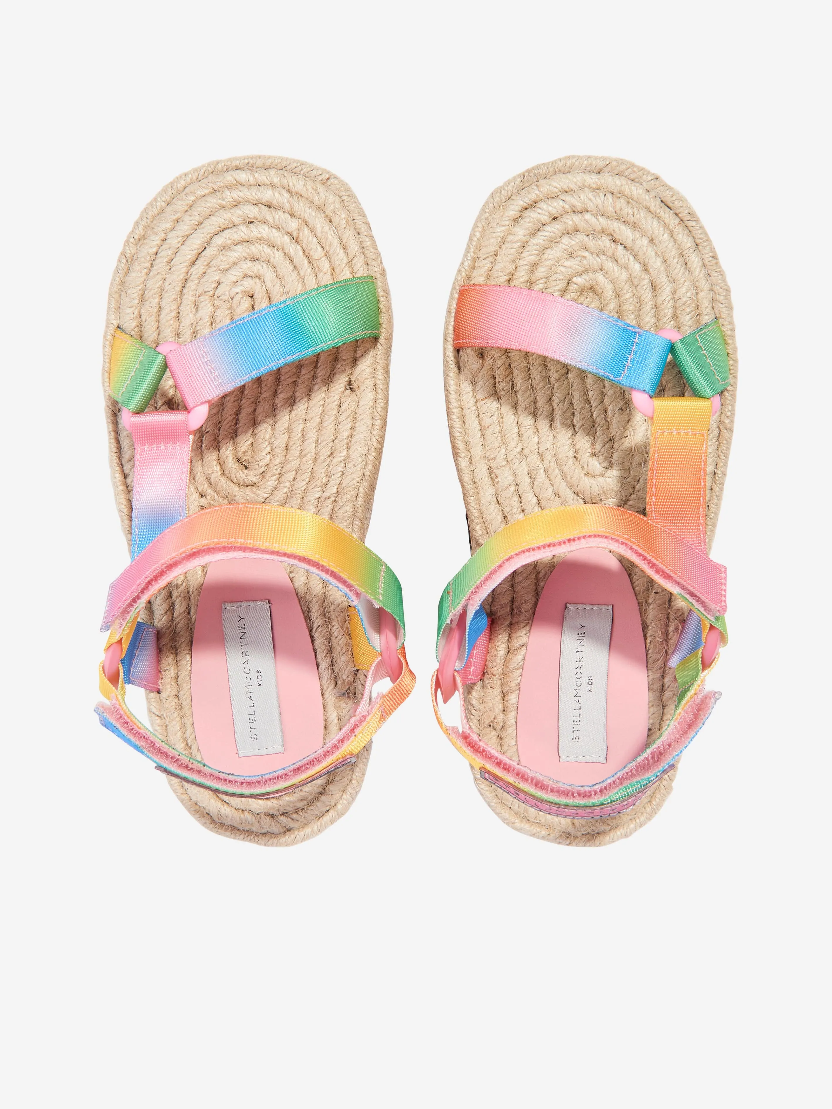 Girls Logo Tape Sandals in Multicolour