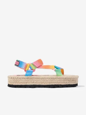 Girls Logo Tape Sandals in Multicolour
