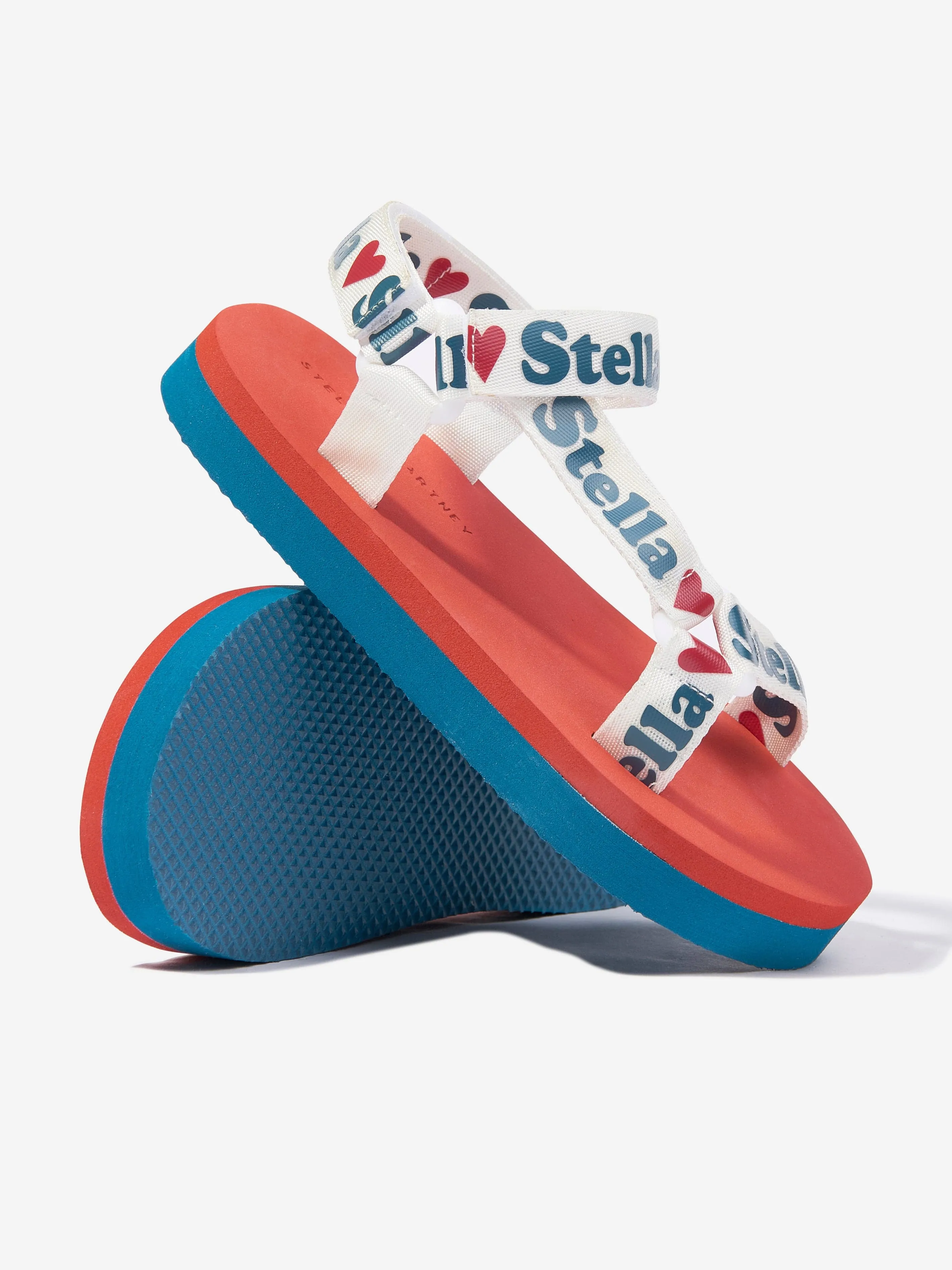 Girls Logo Tape Sandals in Multicolour