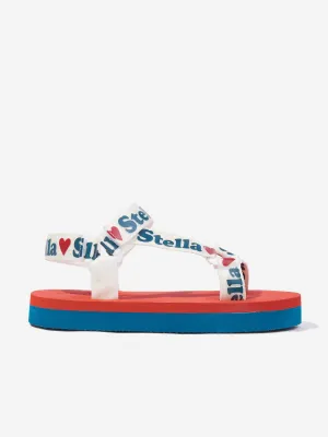 Girls Logo Tape Sandals in Multicolour