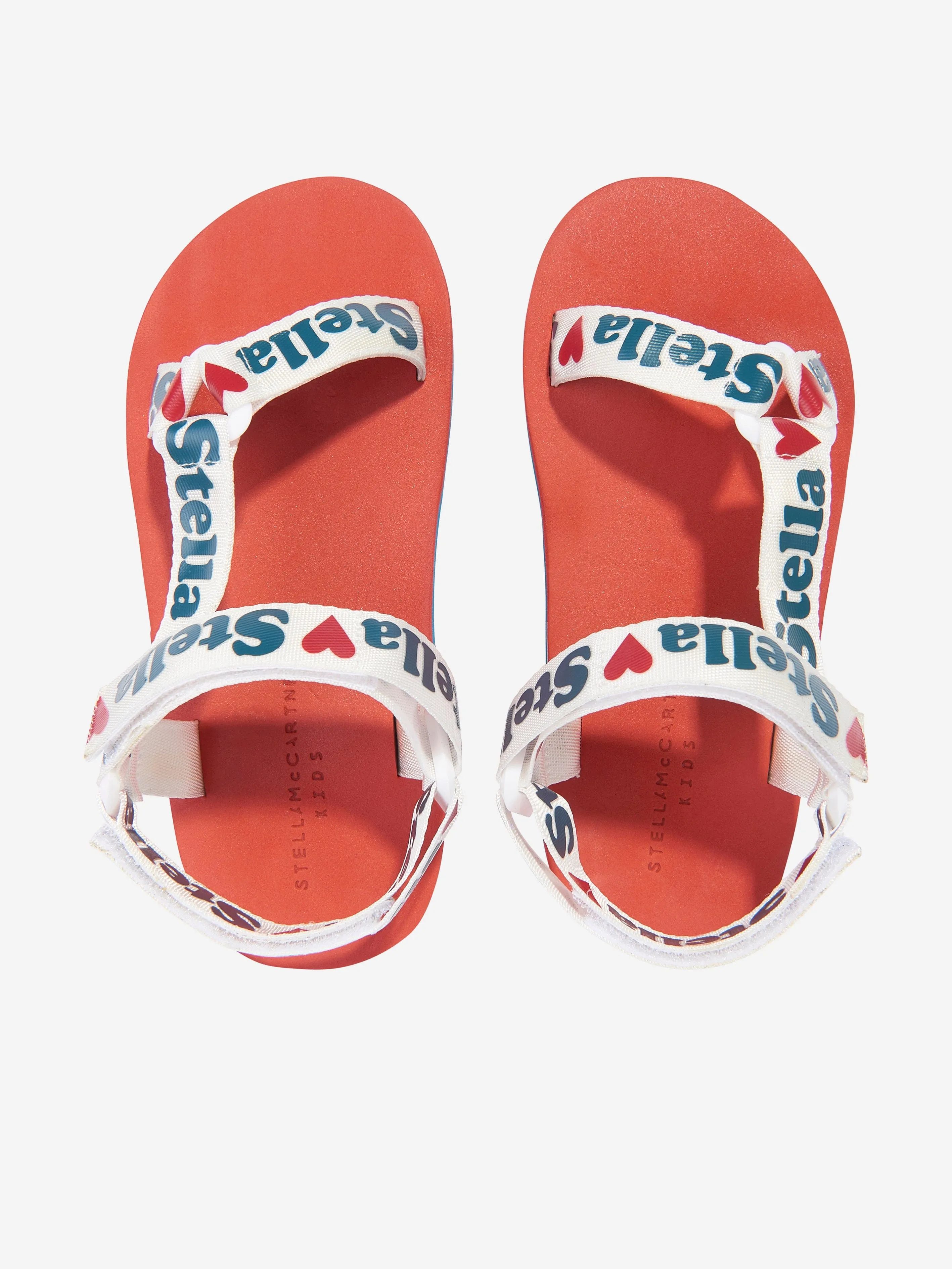 Girls Logo Tape Sandals in Multicolour