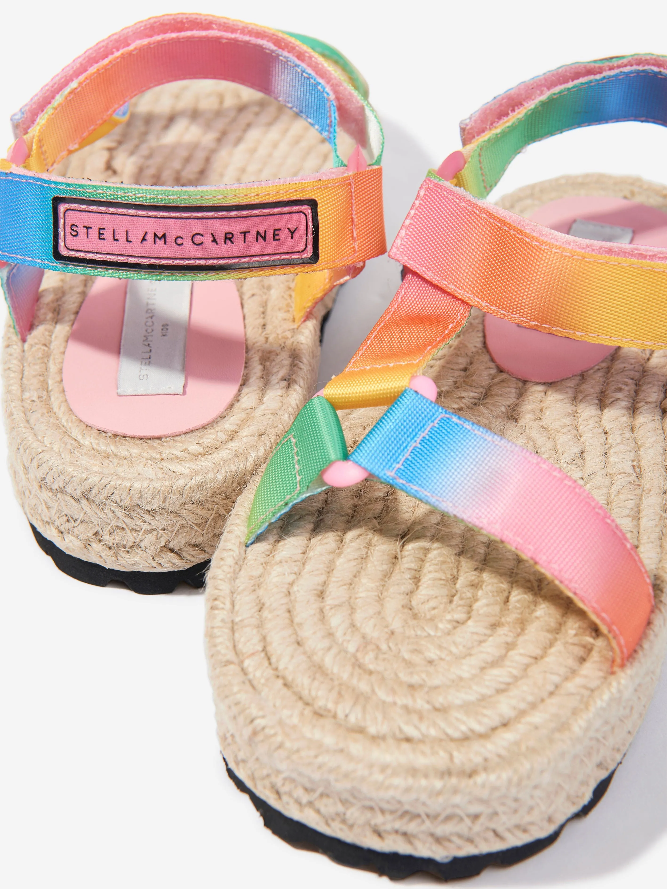 Girls Logo Tape Sandals in Multicolour