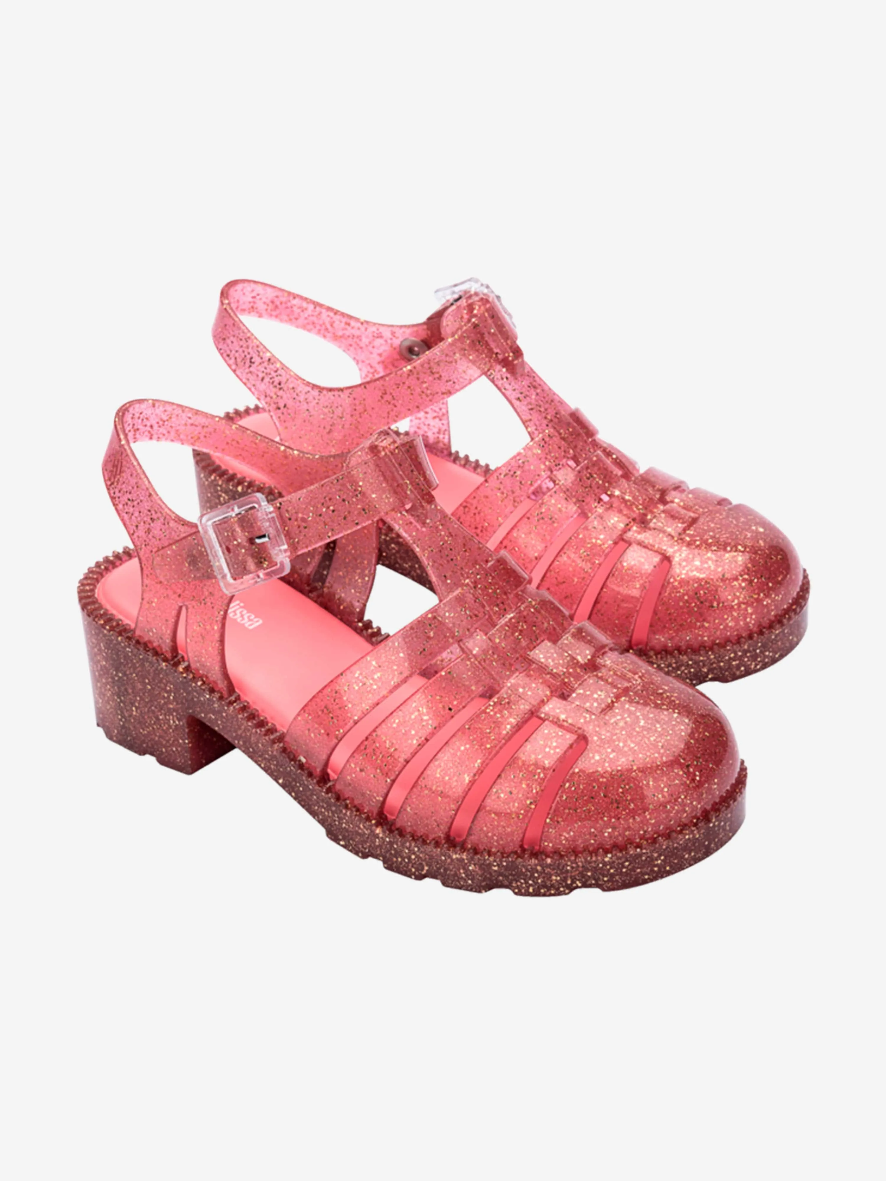 Girls Possession Heel Sandals in Pink