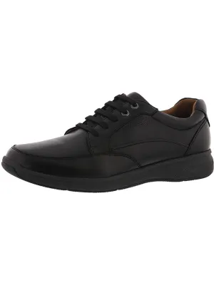 Great Lakes Mens Leather Moc Toe Walking Shoes