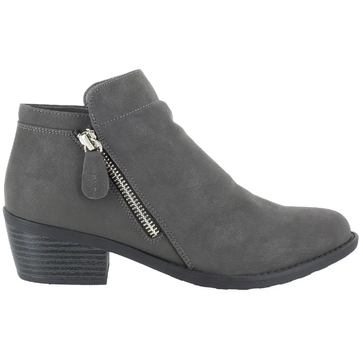 Gusto Womens Heel Almond toe Ankle Boots