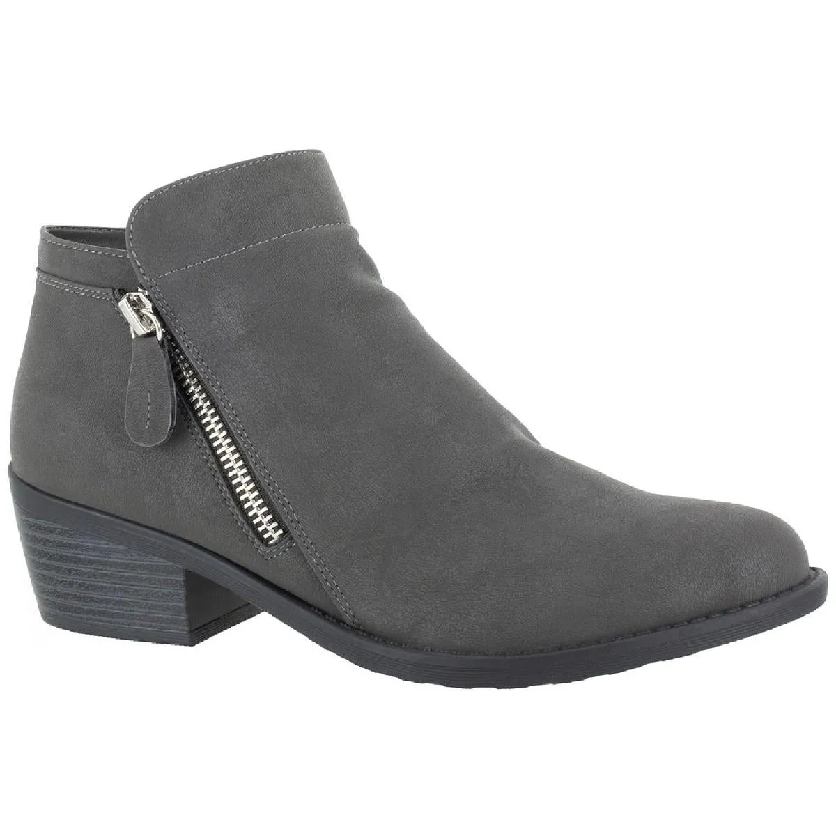 Gusto Womens Heel Almond toe Ankle Boots